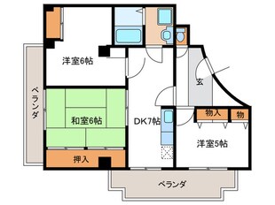 ラビリント川島の物件間取画像